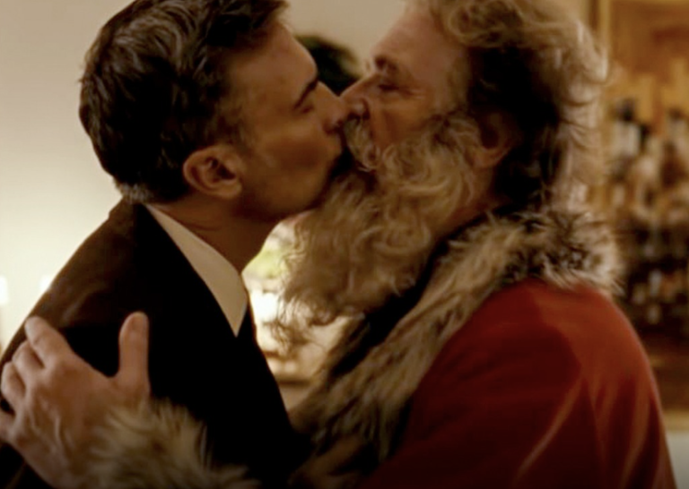 SANTA CLAUS’S GAY LOVE STORY UNFOLDS IN THIS MAGICAL HOLIDAY ADVERT.